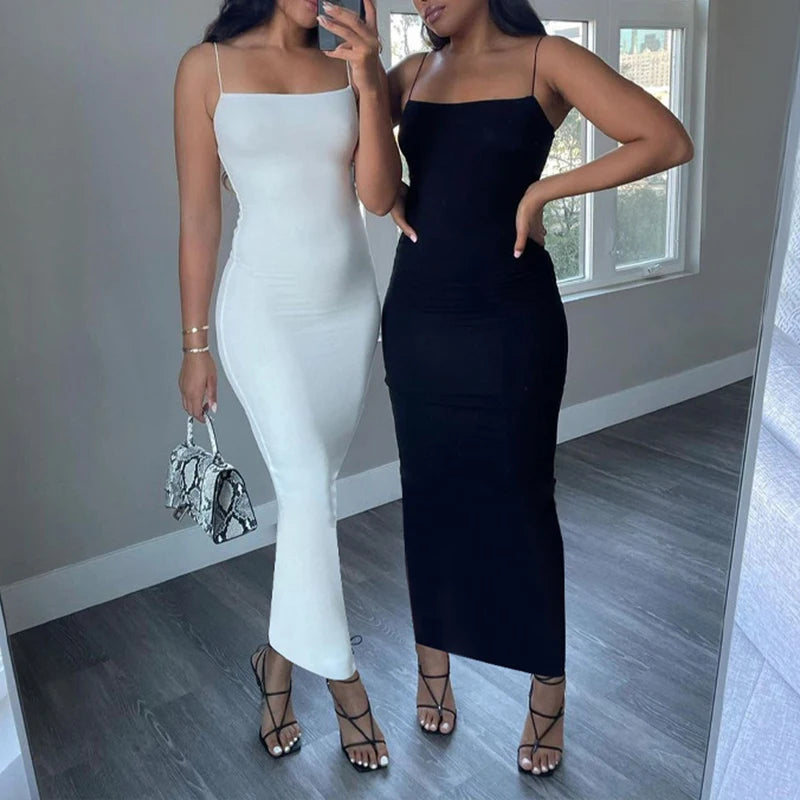 Dames Bodycon Jurk Mouwloos Zwart Elegant voor Feestelijke Gelegenheden-4