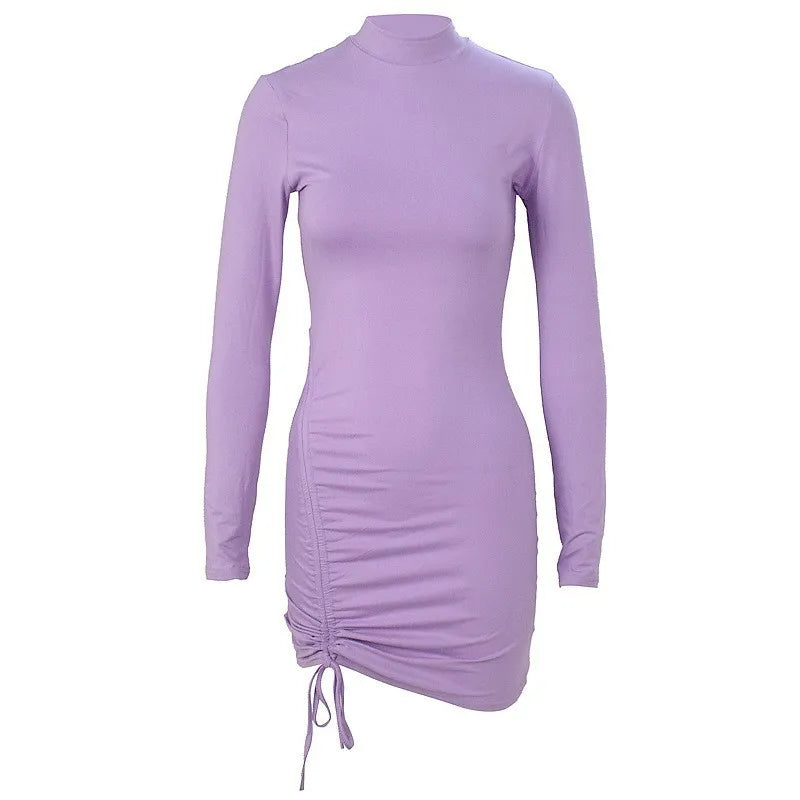 Vrouwen Zwarte Mini Jurk Bodycon Stijl voor Feestelijke Gelegenheden-6