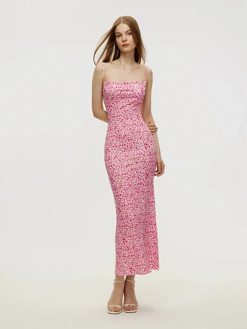 Variant image for Dames Lange Bloemen Jurk - Sexy Rugloze Zomerjurk voor Diverse Gelegenheden-2