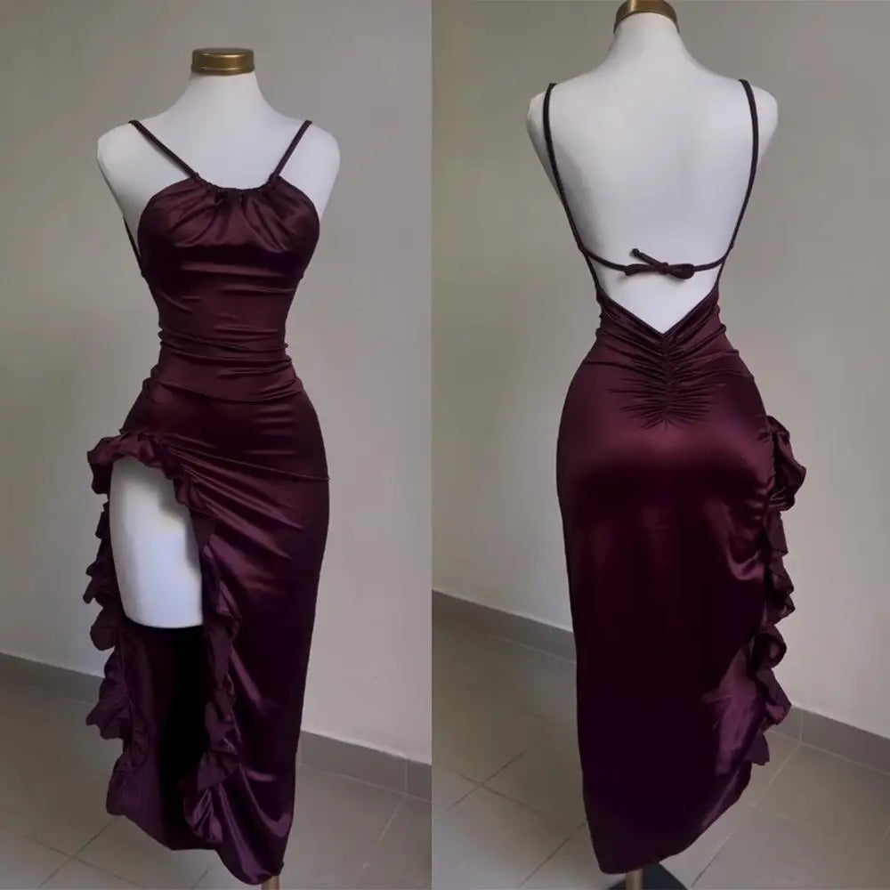 Dames Halterjurk Y2K Stijl voor Zomer - Flatterende Jurkjes voor Feestjes en Casual Uitjes-2