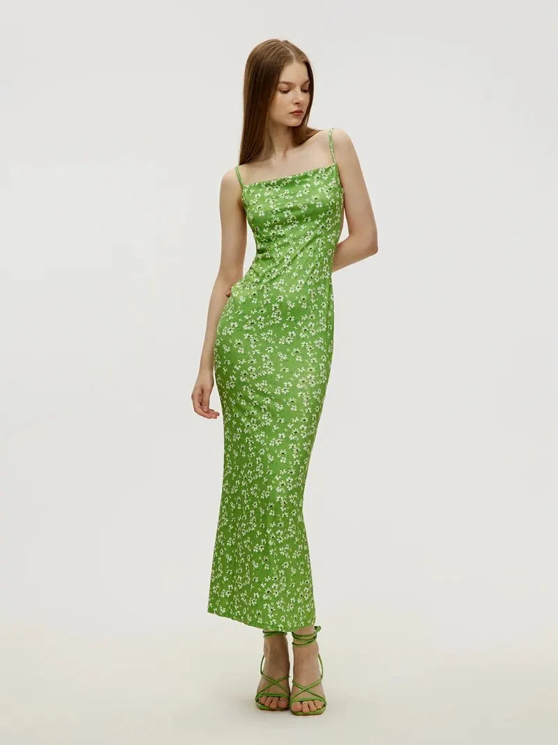 Variant image for Dames Lange Bloemen Jurk - Sexy Rugloze Zomerjurk voor Diverse Gelegenheden-8
