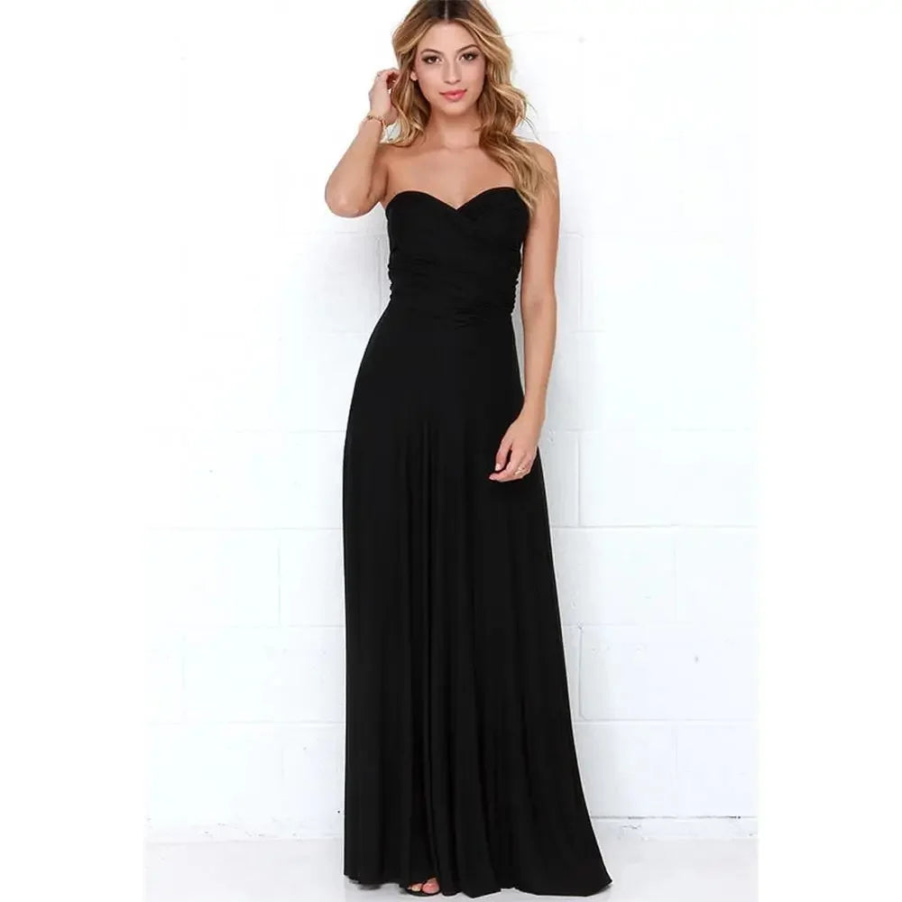 Dames Maxi Jurk Boho Stijl - Lange Zomerjurk voor Feesten en Bruiloften-1