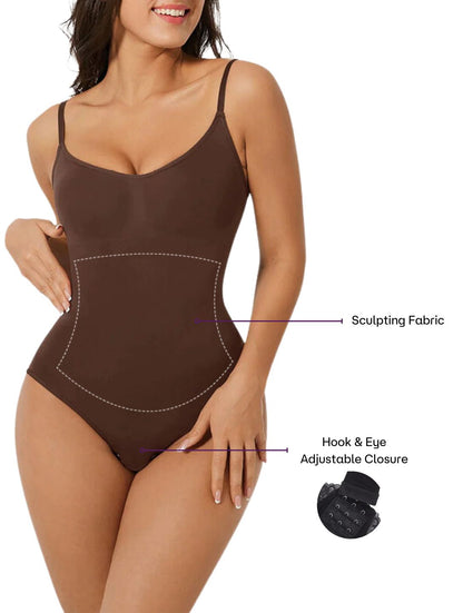 MIA - Verleidelijke naadloze bodysuit met string voor dames