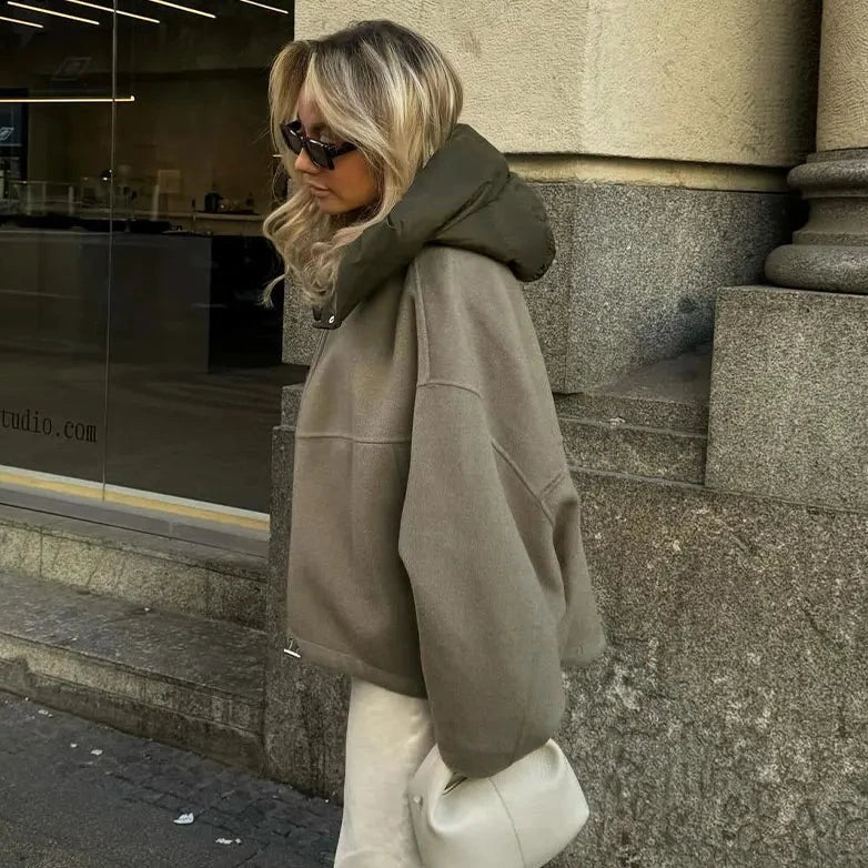 LYONNE – Giacca con cappuccio da donna | Design elegante e moderno per autunno e inverno