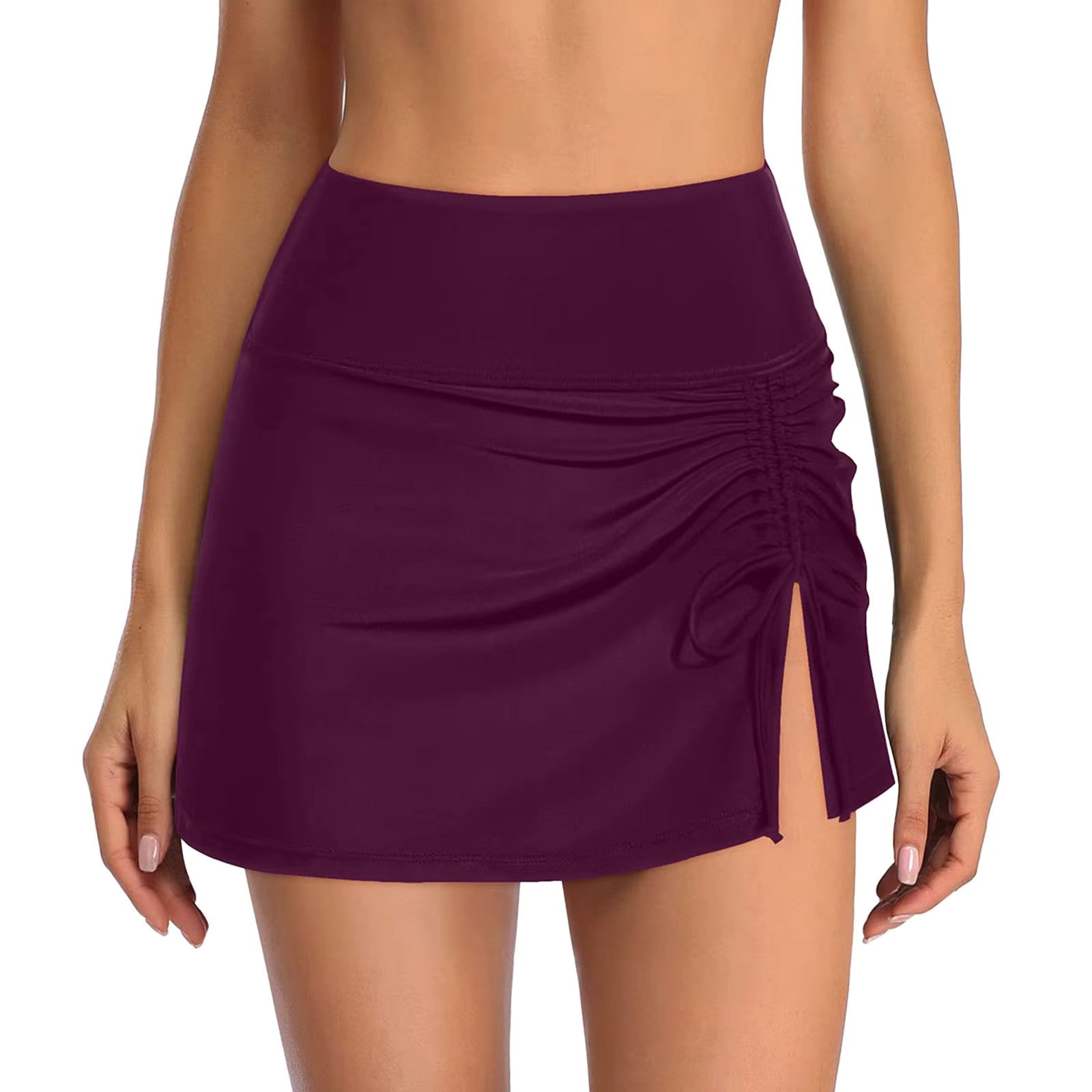 Zwemshort Dames Met Zijopeningen - Stijlvol En Comfortabel Sneldrogend Design-6