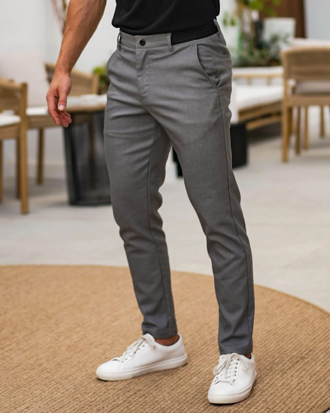 NOLAN – Tapered Active Stretch Pants | Sportief en Stijlvol