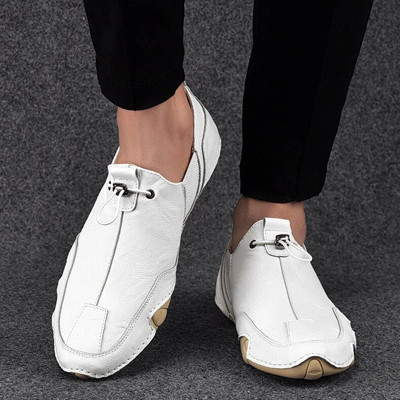 Echte Leren Loafers Herenschoenen Casual Elegant Stijl 4