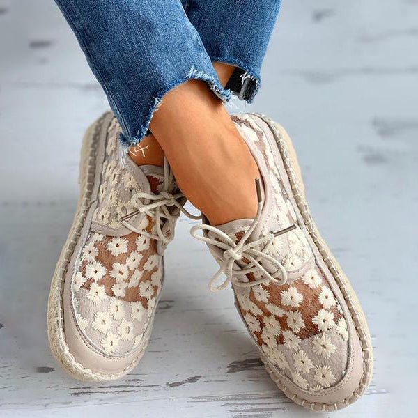 Arabella Dames Schoenen Luchtig Bloemendessin Comfortabel Stijlvol 2