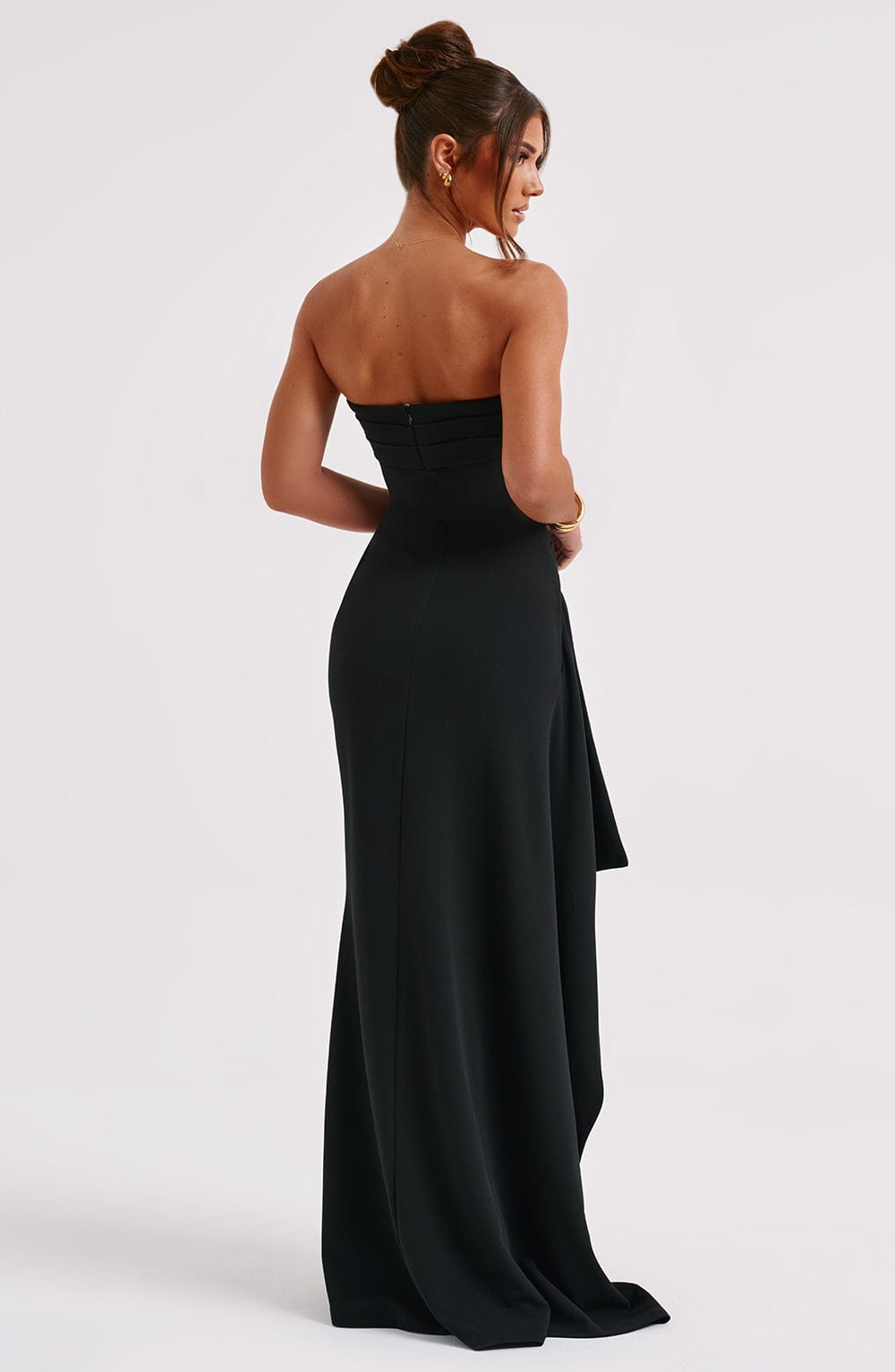 TROPEA TikTok Jurk Dames | Speelse Maxi Dress met Split voor Party Nights